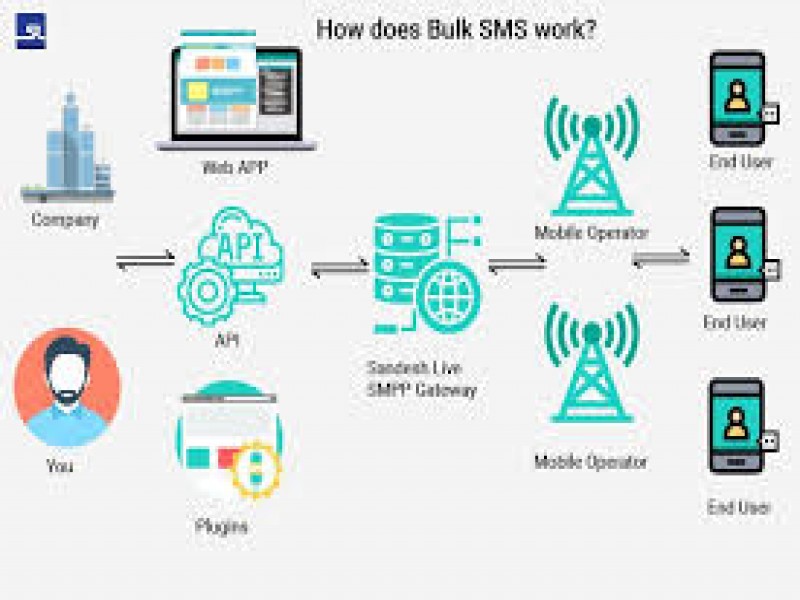 How does bulk SMS work in India