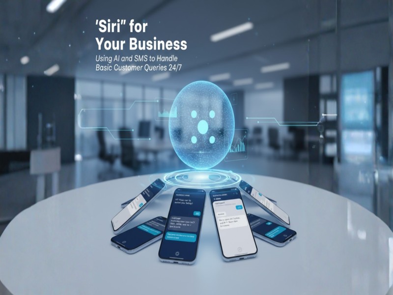 The 'Siri' for Your Business: Using AI and SMS to Handle Basic Customer Queries 24/7